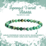 SERTİFİKALI İspanyol Varisit 6mm Doğal Taş Bileklik