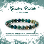 SERTİFİKALI Krizokol 8mm Doğal Taş Bileklik