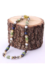 SERTİFİKALI Rodokrosit-dumanlı Kuvars-kalsit-havlit-lapis-yeşim-labradorit Öğrenci Kolye