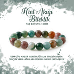 SERTİFİKALI Hint Akiği 10mm Doğal Taş Bileklik