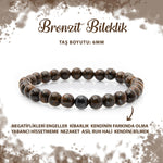 SERTİFİKALI Bronzit 6mm Doğal Taş Bileklik