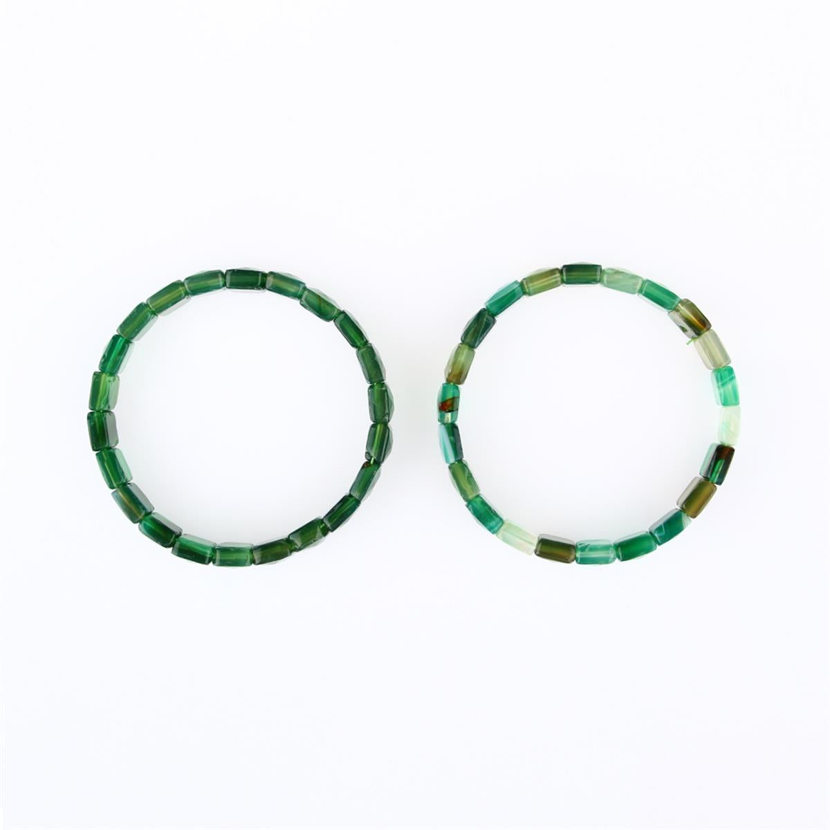 SERTİFİKALI Yeşil Akik  Orjinal ( Taşlar) Doğaltaş Geniş Kesim Bileklik B903