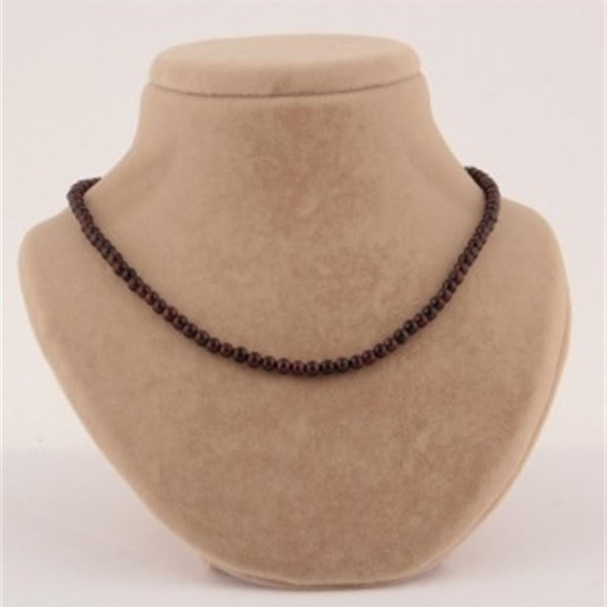 SERTİFİKALI Lal Granat  Orjinal ( Taşlar) Doğaltaş Kolye 6 mm, M224