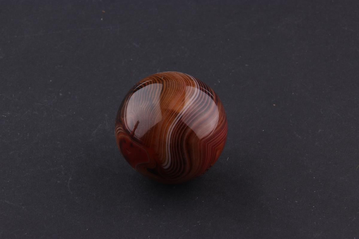 SERTİFİKALI Akik  Orjinal ( Taşlar) Doğaltaş Küre 4 cm, D010