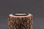 SERTİFİKALI Obsidyen  Orjinal ( Taşlar) Doğaltaş Bileklik 6 mm - B839