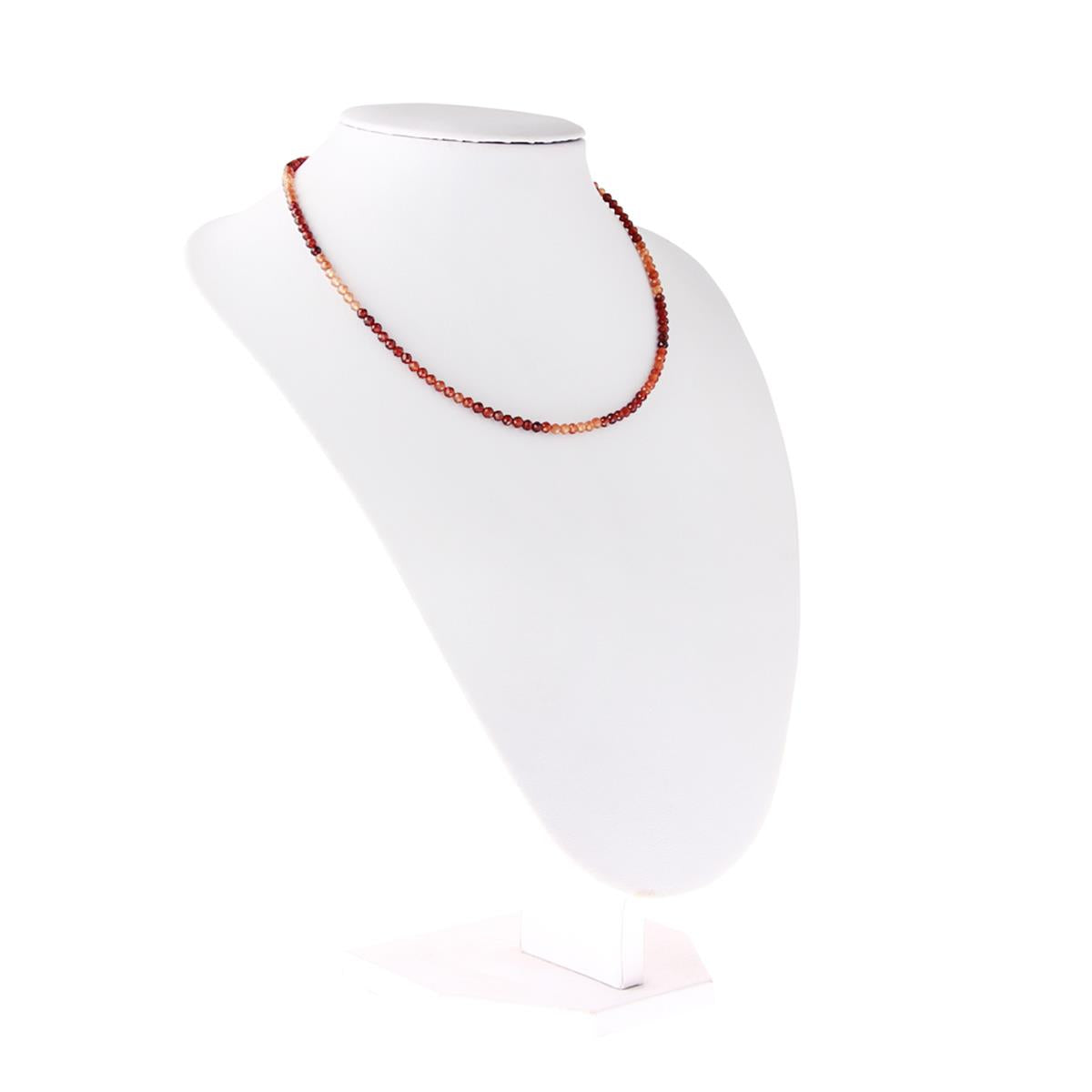 SERTİFİKALI Lal Hegzagon  Orjinal ( Taşlar) Doğaltaş Kolye 3 mm, M451