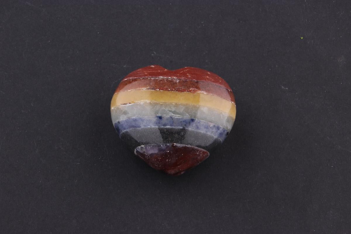 SERTİFİKALI  Orjinal ( Taşlar) Doğaltaş Çakra 5,5 x 4,5 cm D015