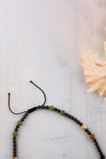 Sertifikalı Boğa Burcu Doğal Taş Kolye  (Yeşim-Opal-Turmalin-Apatit-Lapis Lazuli-Sodalit-Kuvars)