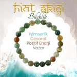 SERTİFİKALI Hint Akik  Orjinal ( Taşlar) Doğaltaş Bileklik 8 mm, B970