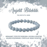 SERTİFİKALI Anjelit 8mm Doğal Taş Bileklik