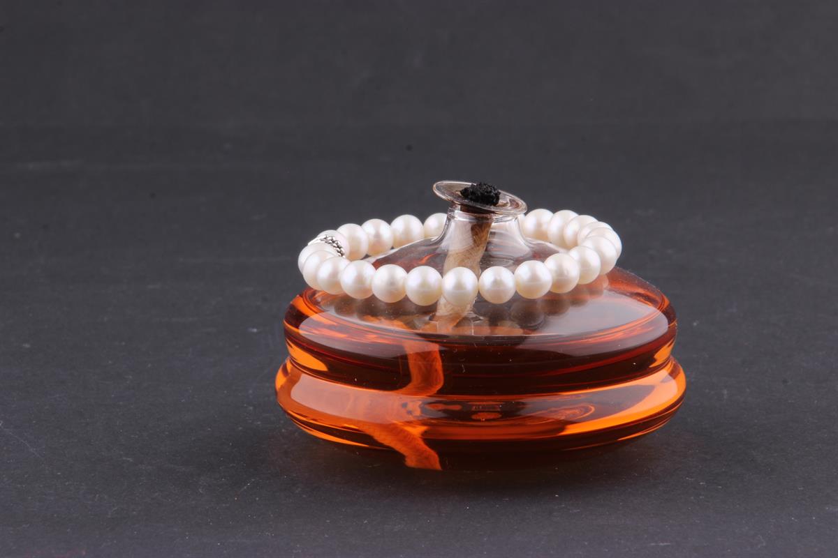 SERTİFİKALI İnci  Orjinal ( Taşlar) Doğaltaş Bileklik 8 mm - B860