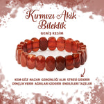 SERTİFİKALI Dragon Jasper Doğal Taş Özel Kesim Geniş Kesim Bileklik