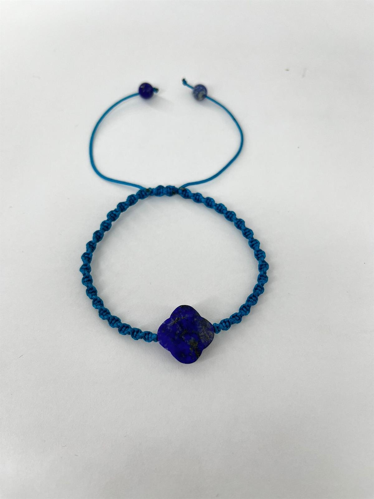 SERTİFİKALI Lapis Lazuli  Orjinal ( Taşlar) Doğaltaş Bileklik 15 mm, B887