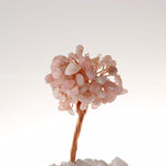 SERTİFİKALI Pembe Kuvars, Kristal Kuvars  Orjinal ( Taşlar) Doğaltaş Ağaç 12x5 cm, D024