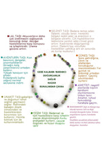 Rodokrosit-yeşim-aventurin-unakit-güneş Taşı-ametist-lal Taşı-selenit Sağlık Doğal Taş Kolye