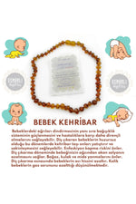 SERTİFİKALI Bebek Kehribar Kolye (33-35 Cm)