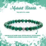 SERTİFİKALI Malakit 6mm Doğal Taş Bileklik