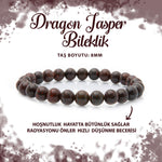 SERTİFİKALI Dragon Jasper 8mm Doğal Taş Bileklik