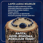 SERTİFİKALI Lapis Lazuli  Orjinal ( Taşlar) Doğaltaş Bileklik 6 mm B110