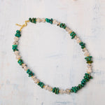 SERTİFİKALI ORJİNAL HAKİKİ TURKUAZ (FİRUZE) &amp; AY TAŞI DOĞAL TAŞLI GÜMÜŞ KAPAMA KOLYE