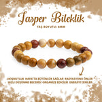 SERTİFİKALI Jasper 8mm Doğal Taş Bileklik