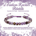 SERTİFİKALI Fantom Kuvars 6mm Merdiven Kapama Doğal Taş Bileklik