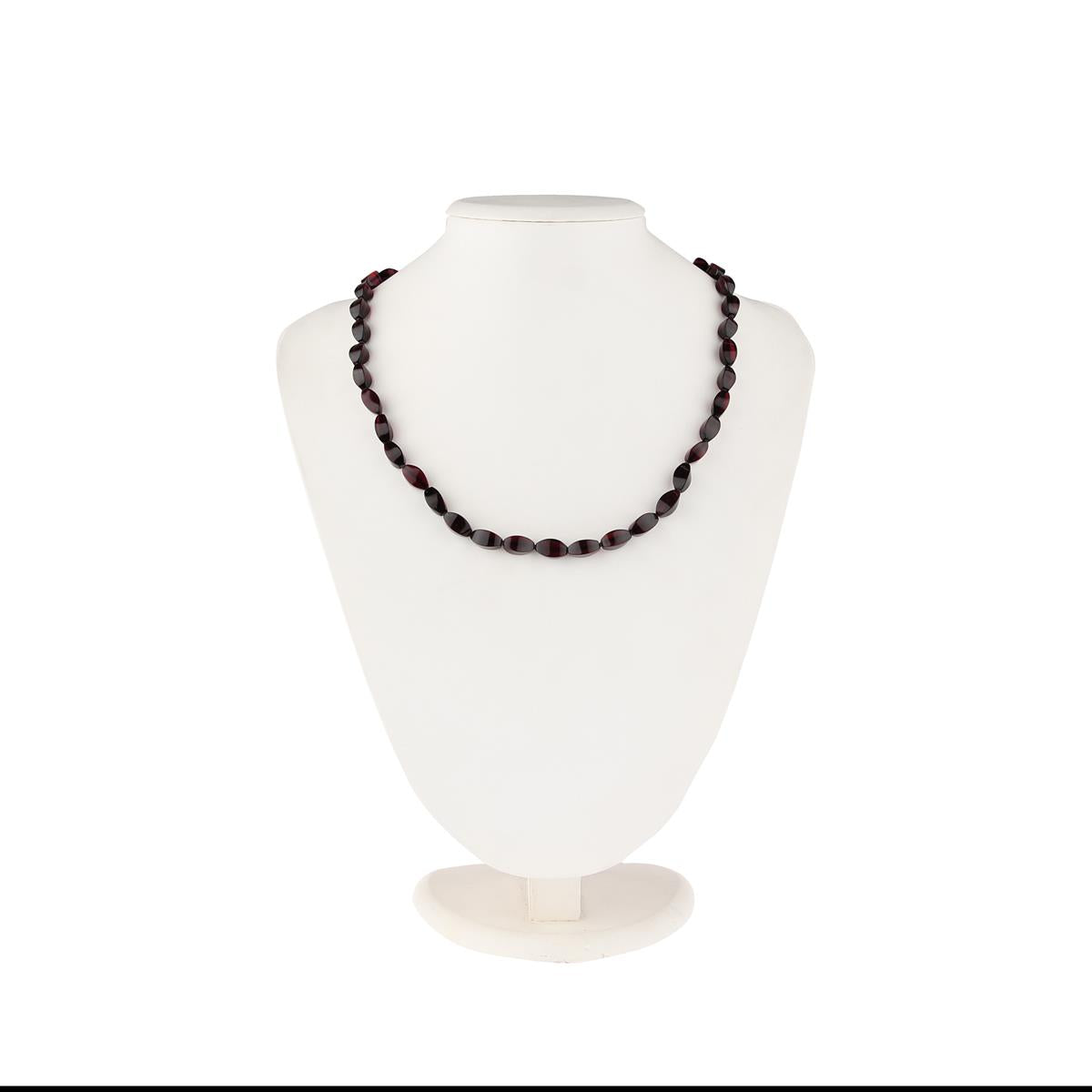 SERTİFİKALI Kehribar  Orjinal ( Taşlar) Doğaltaş Kolye 6 mm, M427
