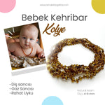 SERTİFİKALI Bebek Kehribar Kolye M455