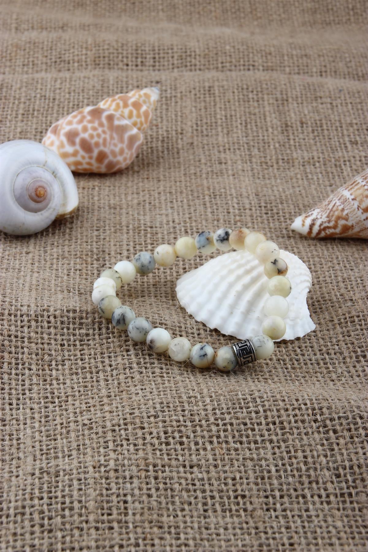 SERTİFİKALI SARI OPAL  Orjinal ( Taşlar) Doğaltaş BİLEKLİK 8 MM