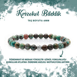 SERTİFİKALI Krizokol 6mm Doğal Taş Bileklik