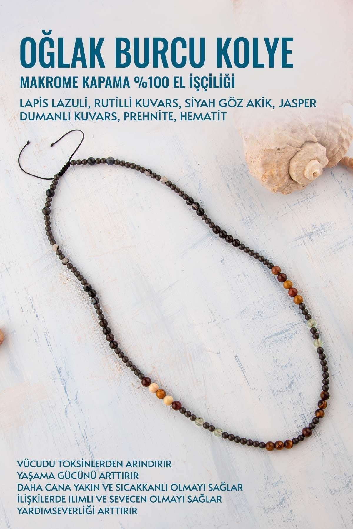 Sertifikalı Makrome Kapama Burç  Kolyeleri ( Burcunuza Özel )