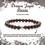 SERTİFİKALI Dragon Jasper 6mm Doğal Taş Bileklik