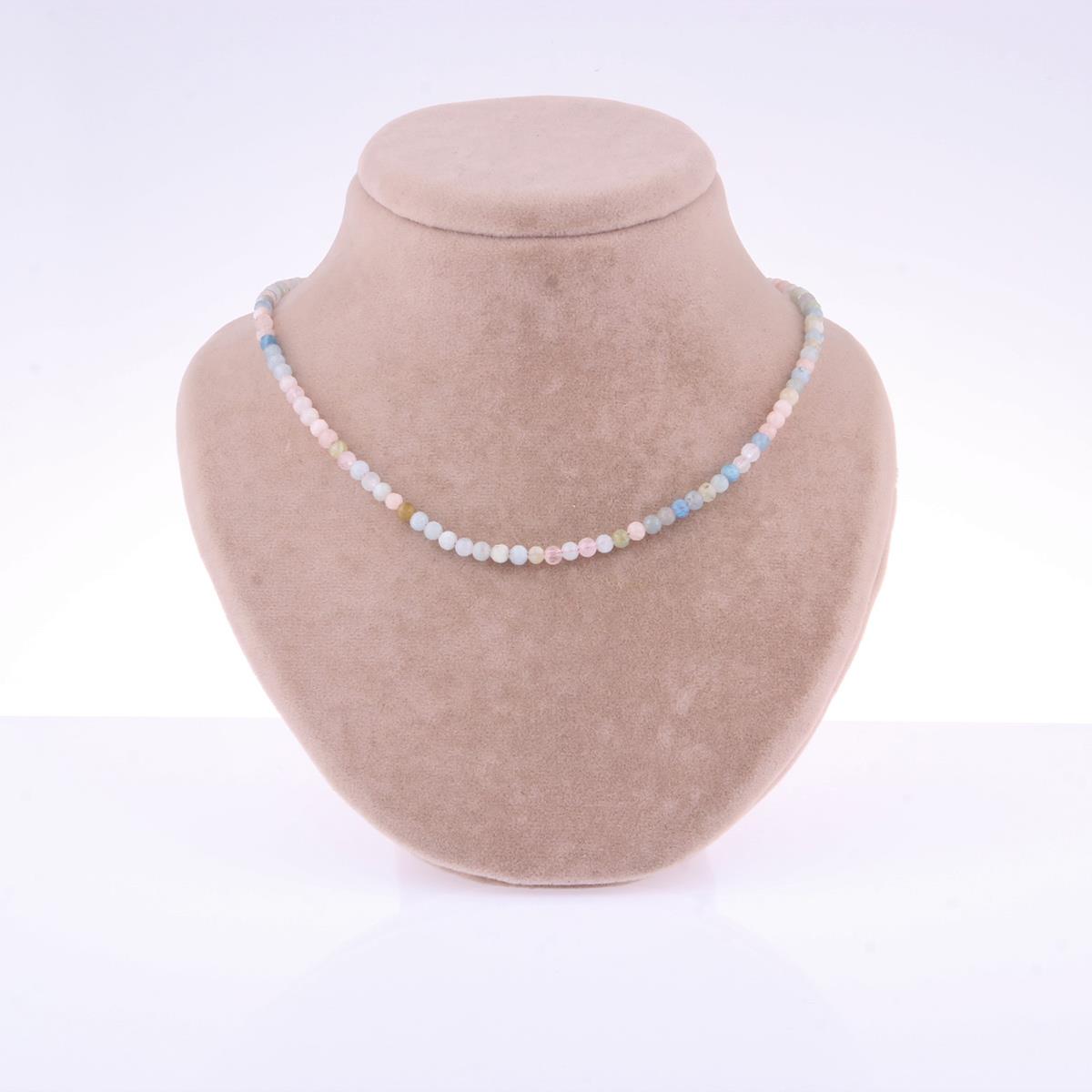 SERTİFİKALI Helidor  Orjinal ( Taşlar) Doğaltaş Kolye 3 mm - M404