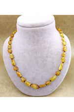 SERTİFİKALI  Orjinal ( Taşlar) Doğaltaş Kolye - Kehribar