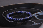 SERTİFİKALI Lapis Lazuli  Orjinal ( Taşlar) Doğaltaş Bileklik 6 mm - B834