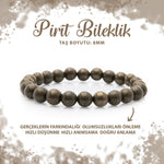 SERTİFİKALI Pirit 8mm Doğal Taş Bileklik