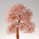 SERTİFİKALI Pembe Kuvars  Orjinal ( Taşlar) Doğaltaş Ağaç 20x7 cm, D027