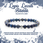 SERTİFİKALI Lapis Lazuli 6mm Doğal Taş Bileklik