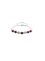 SERTİFİKALI Doğal Taş Oğlak Burç Bilekliği Sodalit-Prehnit-Akik-Ametist-Pembe Kuvars-Kaplan Gözü-Jasper