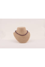 SERTİFİKALI Ametist 6mm Kolye (düğümsüz)