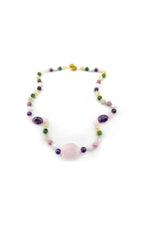 SERTİFİKALI Turmalin, Yeşim, Ametist, Sitrin Taşı, Pembe Kuvars, Ay Taşı Kolye