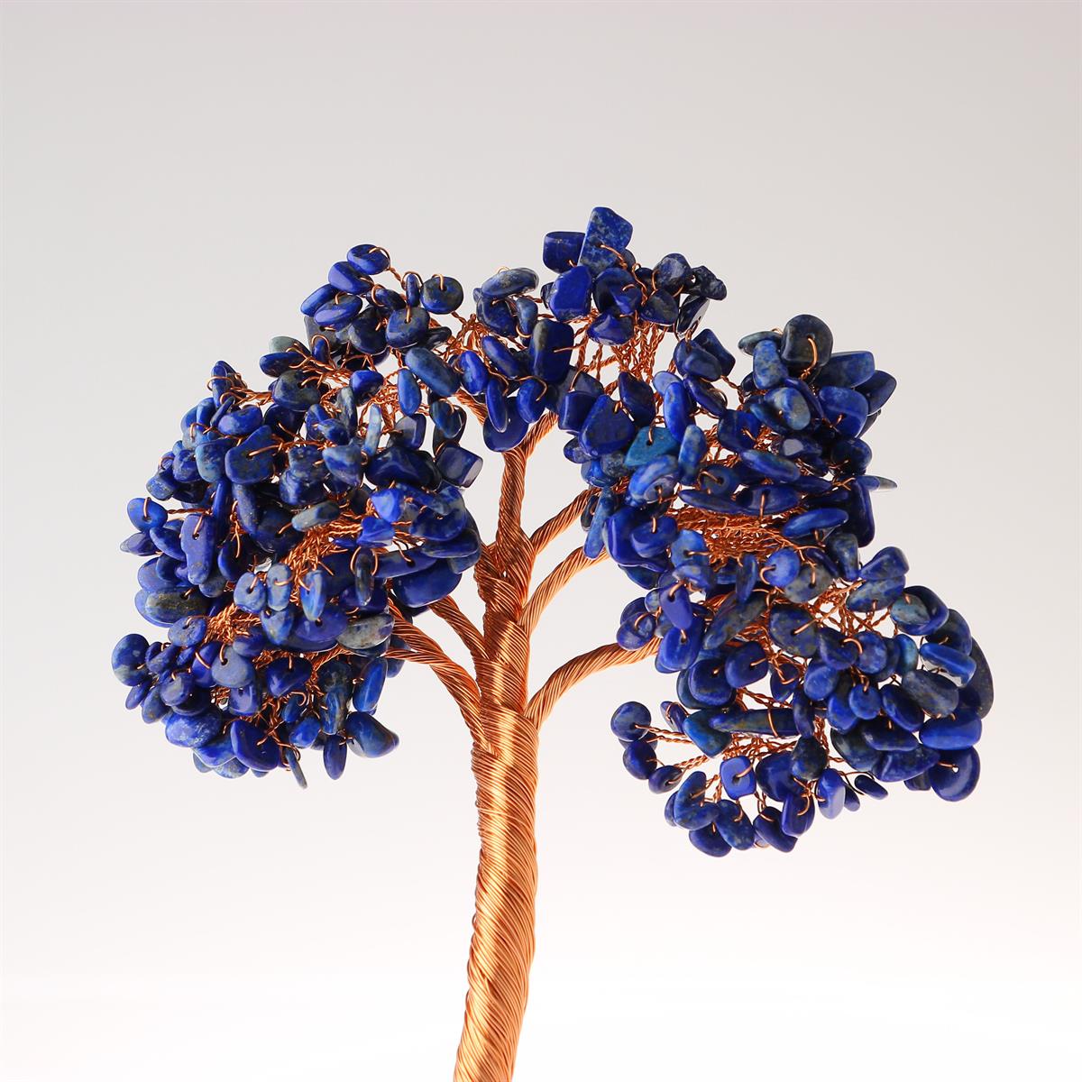 SERTİFİKALI Lapis Lazuli, Pembe Kuvars  Orjinal ( Taşlar) Doğaltaş Ağaç 20x8 cm, D018