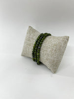 SERTİFİKALI Yeşim Hematit  Orjinal ( Taşlar) Doğaltaş Kolye Bileklik 4 mm, M424