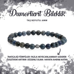 SERTİFİKALI Dumortierit 6mm Doğal Taş Bileklik