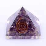 SERTİFİKALI Ametist Taşı  Orjinal ( Taşlar) Doğaltaş Piramit-3,5 x 4,5 cm 48 gr
