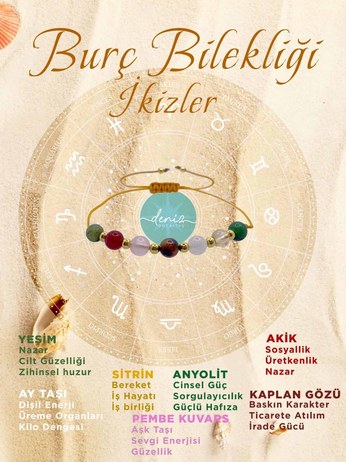 Sertifikalı Burç Bileklikleri  ( Burcunuza Özel )