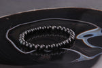 SERTİFİKALI Obsidyen  Orjinal ( Taşlar) Doğaltaş Bileklik 6 mm - B839