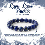 SERTİFİKALI Lapis Lazuli 10mm Doğal Taş Bileklik