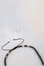 Sertifikalı İkizler Burcu Doğal Taş Kolye (Kuvars-Akuamarin-Apatit-Yeşim-Hematit-Yosunlu Akik-Pirit)