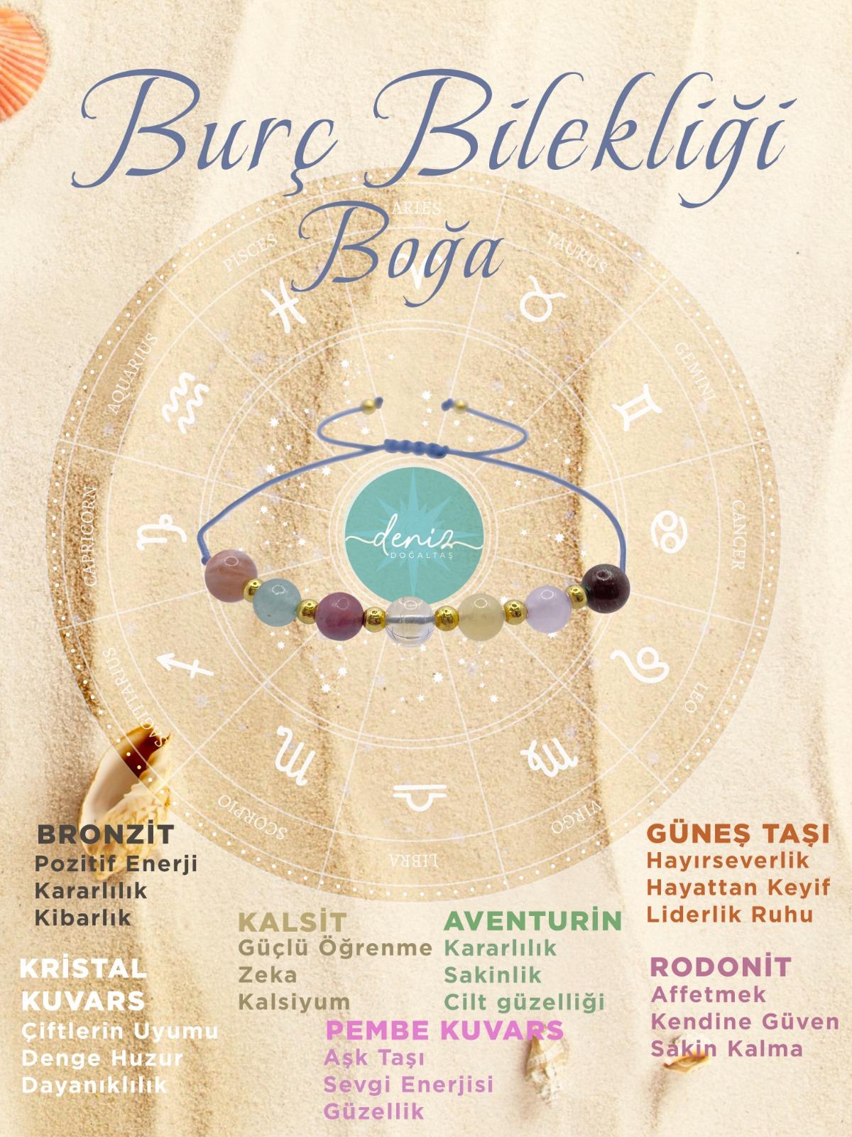 Sertifikalı Burç Bileklikleri  ( Burcunuza Özel )